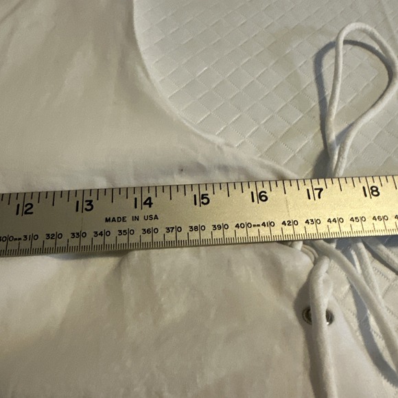 BCBG Generation Sleeveless White Dress Lined Eyelet Hem Size XS Yatch, Coastal, - Picture 13 of 16